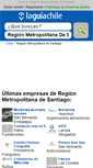 Mobile Screenshot of guia-metropolitana-santiago.laguiachile.cl