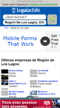 Mobile Screenshot of guia-loslagos.laguiachile.cl