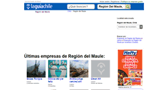 Desktop Screenshot of guia-maule.laguiachile.cl